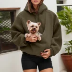 Sudadera con capucha para mujer con bolsillo para mascotas, jersey de | Ropa de mujer · Omeda.es