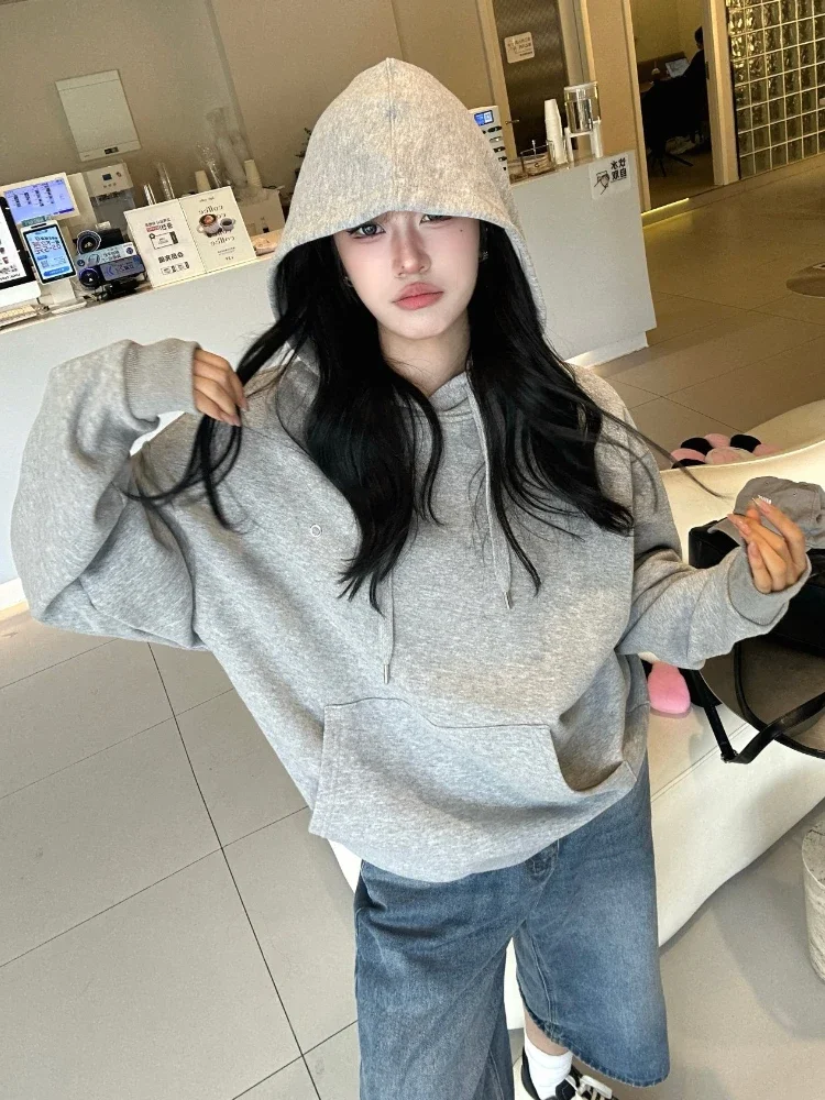 Sudadera con capucha para mujer, sudadera clásica de algodón con | Ropa de mujer · Omeda.es - Imagen 8