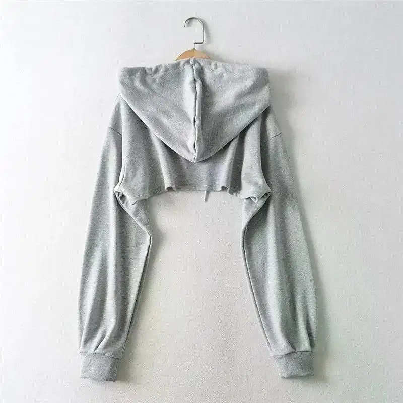 Sudadera con capucha para mujer, Top corto con personalidad, estilo | Ropa de mujer · Omeda.es - Imagen 6