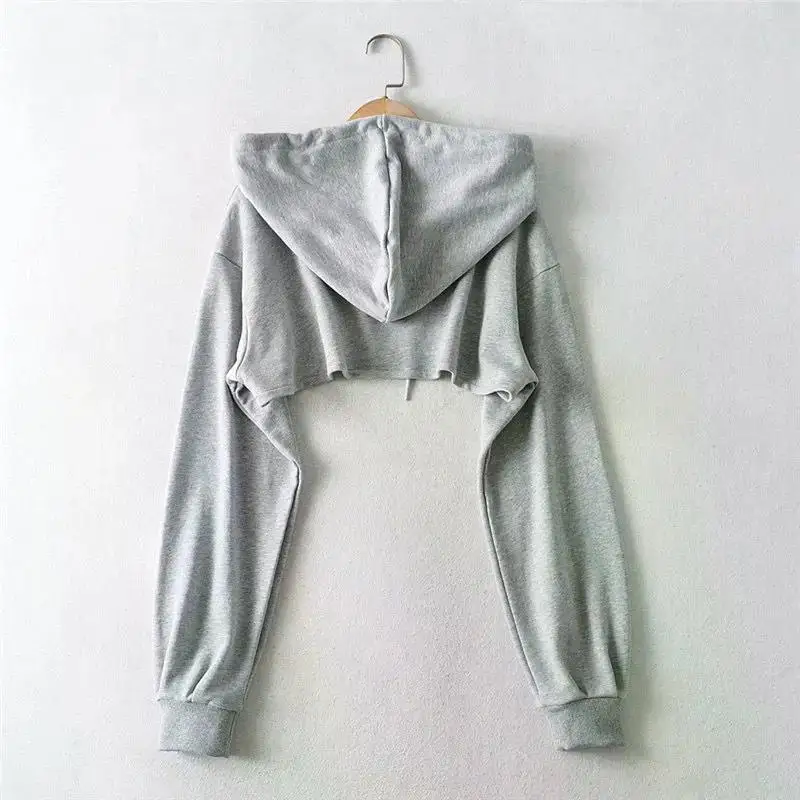 Sudadera con capucha para mujer, Top corto con personalidad, estilo | Ropa de mujer · Omeda.es - Imagen 6