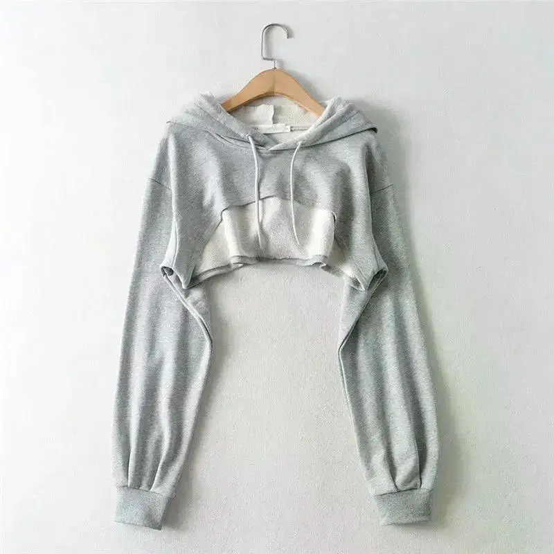 Sudadera con capucha para mujer, Top corto con personalidad, estilo | Ropa de mujer · Omeda.es - Imagen 7