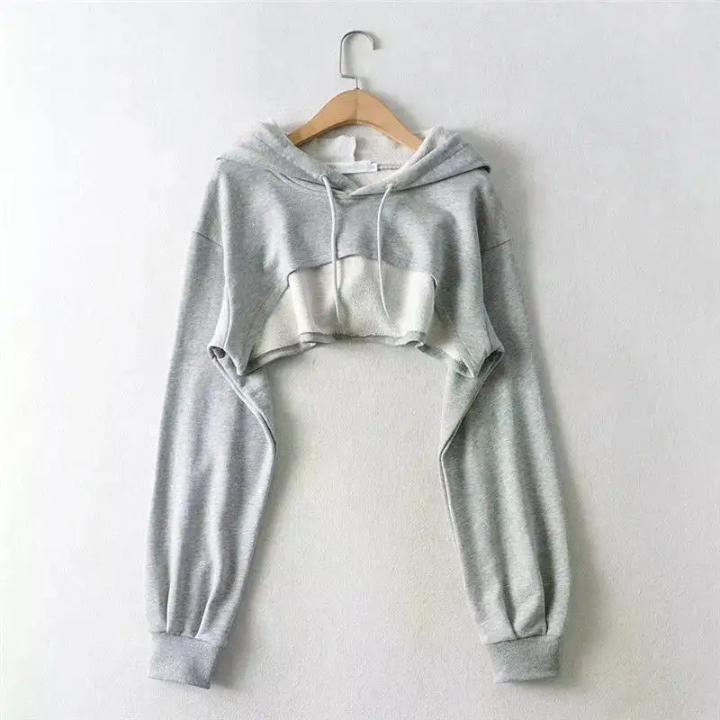 Sudadera con capucha para mujer, Top corto con personalidad, estilo | Ropa de mujer · Omeda.es - Imagen 7