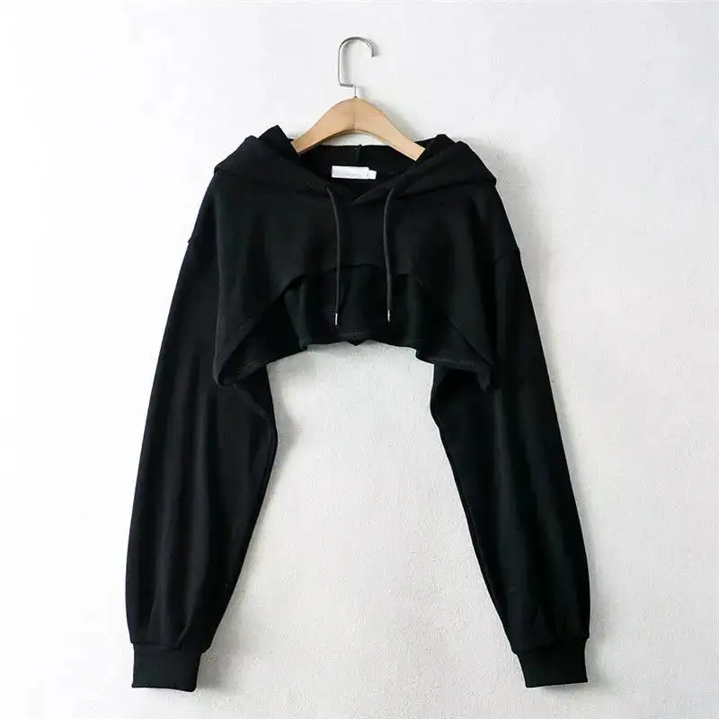 Sudadera con capucha para mujer, Top corto con personalidad, estilo | Ropa de mujer · Omeda.es - Imagen 8