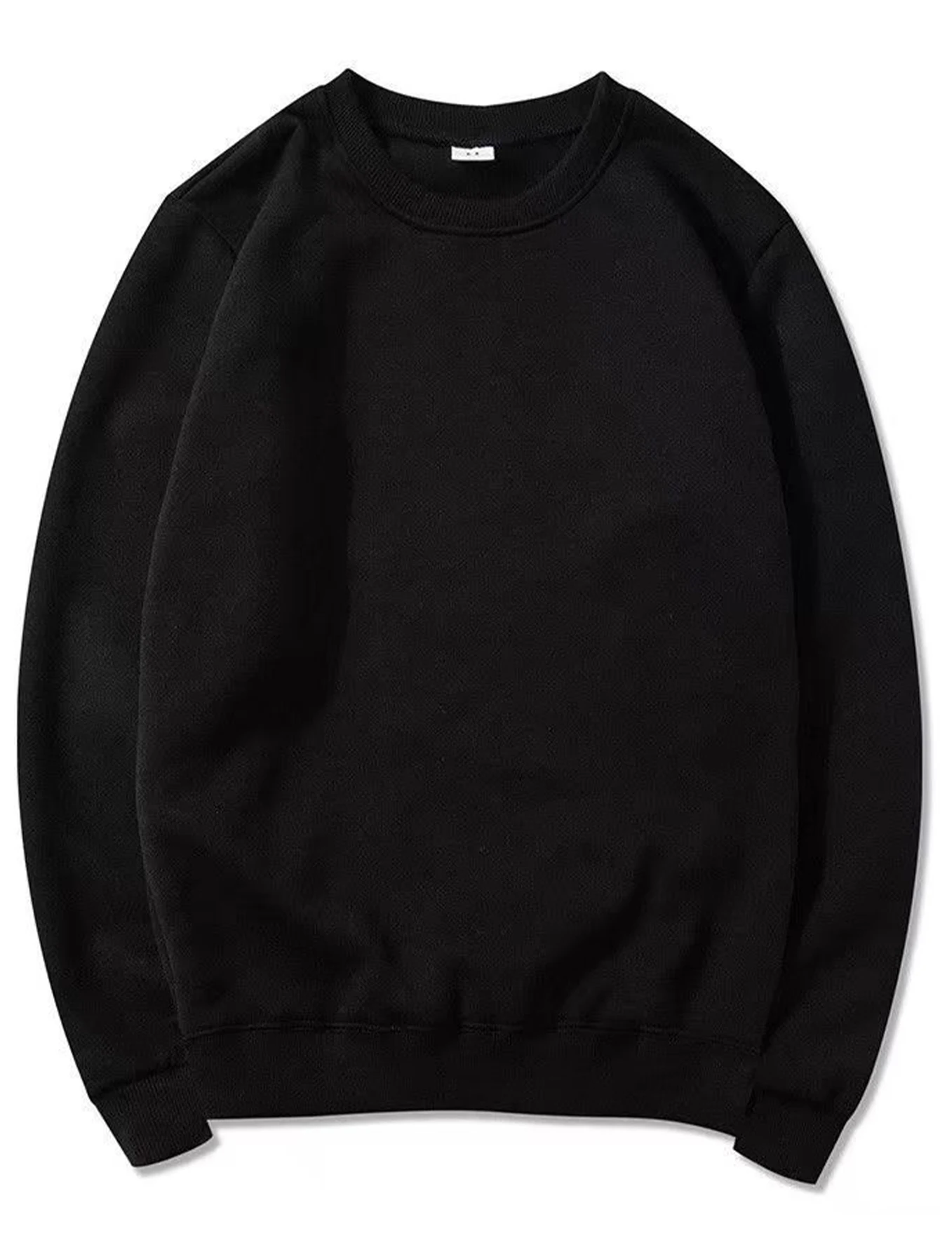 Sudadera informal holgada de lana de manga larga con cuello redondo | Ropa de hombre · Omeda.es - Imagen 4