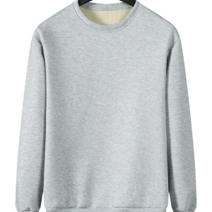 Sudadera de lana de cordero de color sólido para hombre de alta | Ropa de hombre · Omeda.es