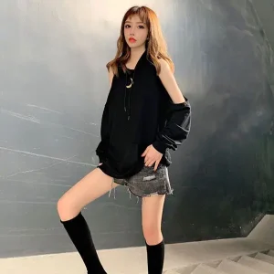 Sudaderas con capucha para mujer, ropa femenina larga lisa, Tops con | Ropa de mujer · Omeda.es