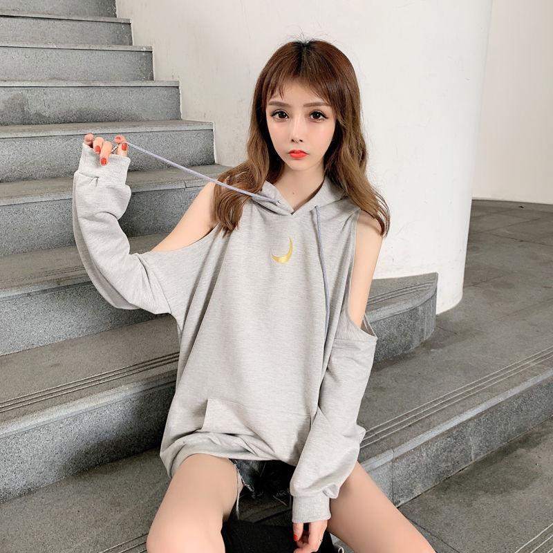 Sudaderas con capucha para mujer, ropa femenina larga lisa, Tops con | Ropa de mujer · Omeda.es - Imagen 10