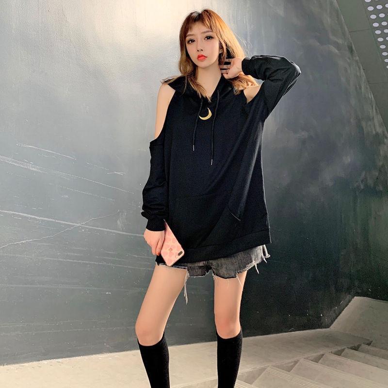 Sudaderas con capucha para mujer, ropa femenina larga lisa, Tops con | Ropa de mujer · Omeda.es - Imagen 14