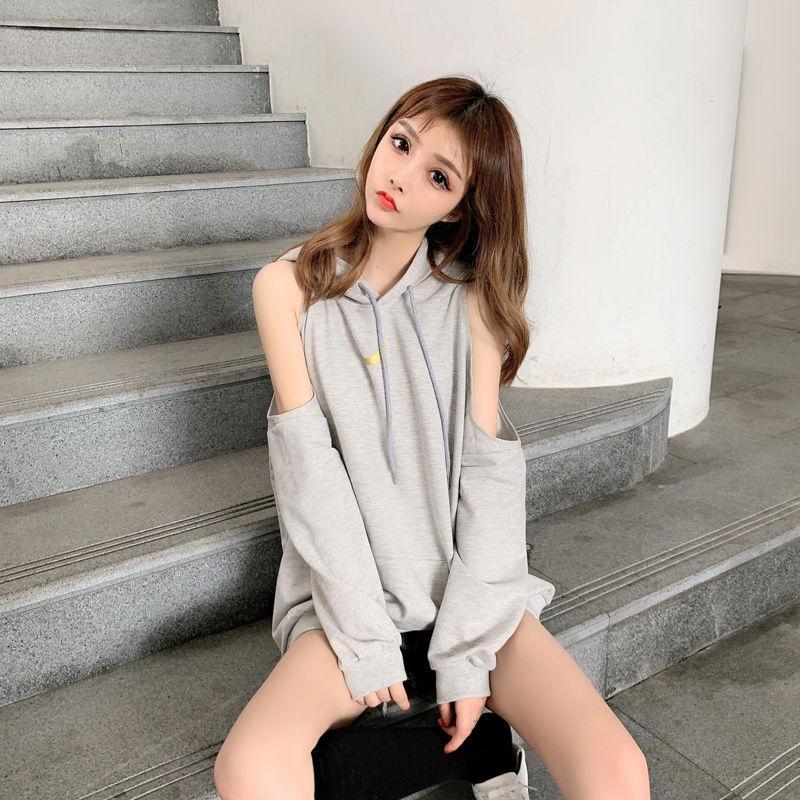 Sudaderas con capucha para mujer, ropa femenina larga lisa, Tops con | Ropa de mujer · Omeda.es - Imagen 9