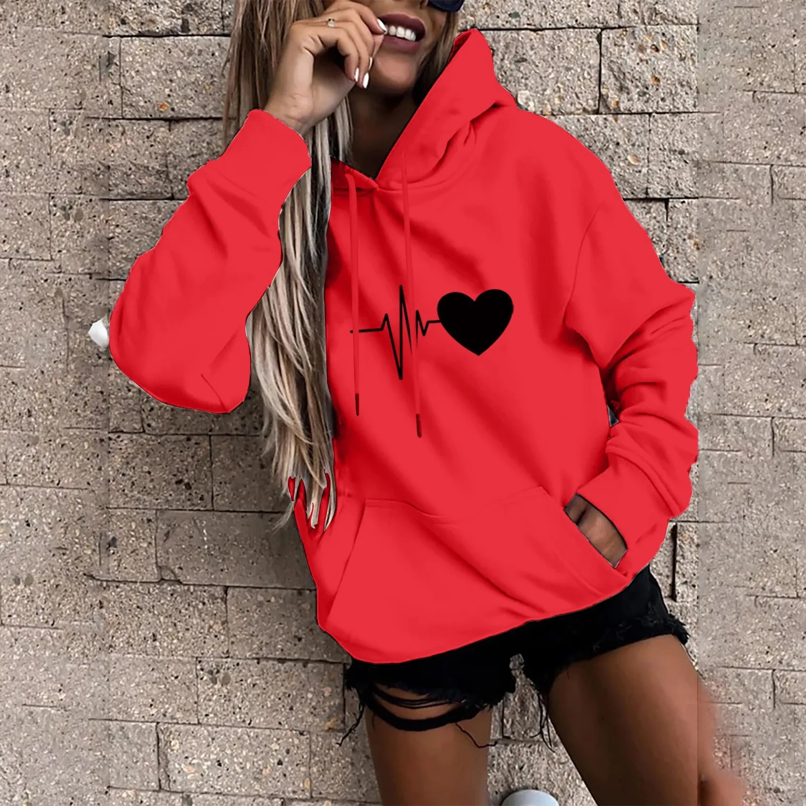 Sudaderas con capucha para mujer, Tops, blusa deportiva de manga | Ropa de mujer · Omeda.es - Imagen 12