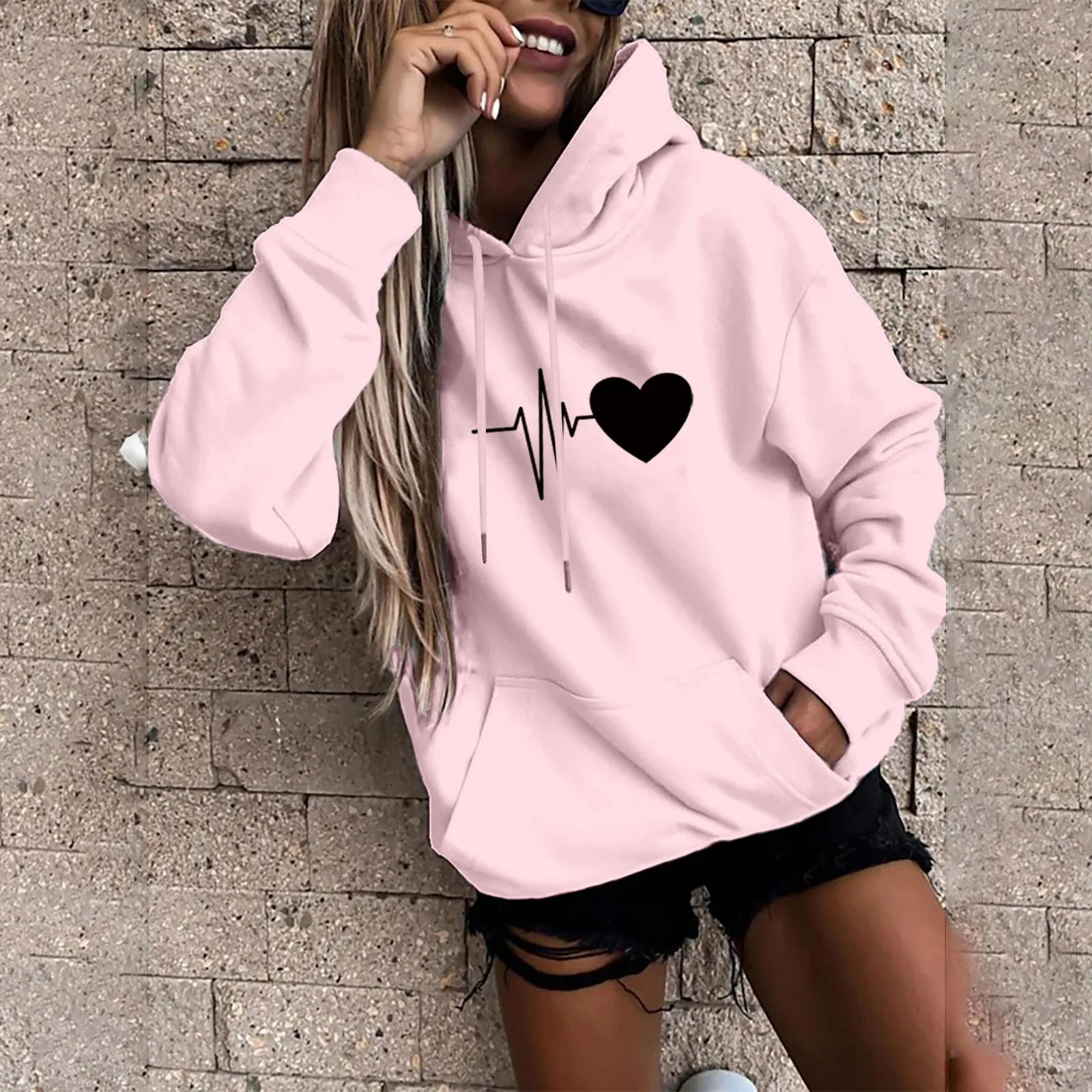 Sudaderas con capucha para mujer, Tops, blusa deportiva de manga | Ropa de mujer · Omeda.es - Imagen 13