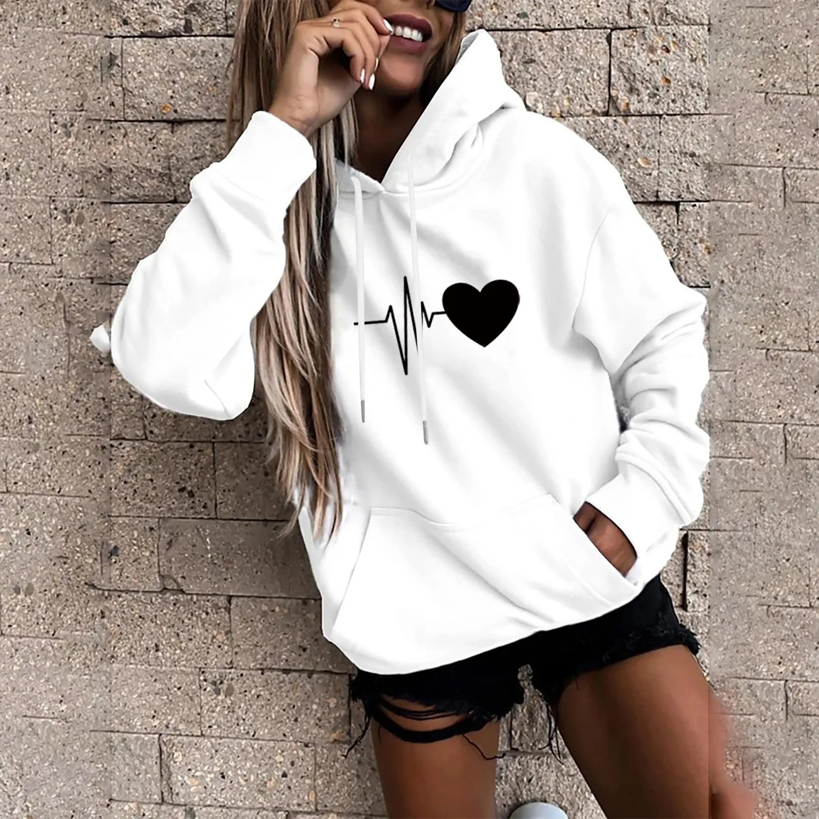 Sudaderas con capucha para mujer, Tops, blusa deportiva de manga | Ropa de mujer · Omeda.es - Imagen 14