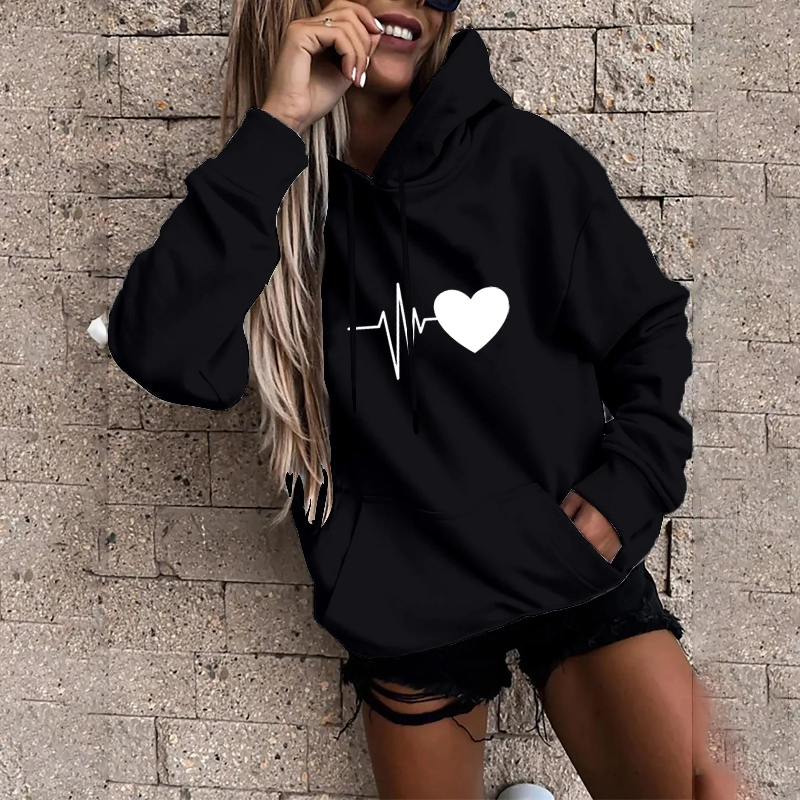 Sudaderas con capucha para mujer, Tops, blusa deportiva de manga | Ropa de mujer · Omeda.es - Imagen 15