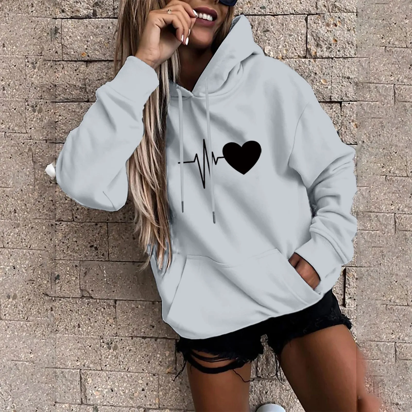 Sudaderas con capucha para mujer, Tops, blusa deportiva de manga | Ropa de mujer · Omeda.es - Imagen 16