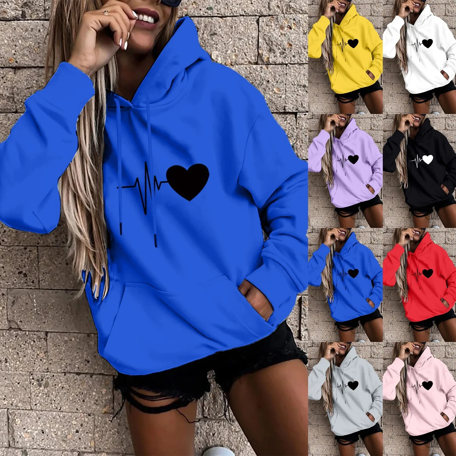 Sudaderas con capucha para mujer, Tops, blusa deportiva de manga | Ropa de mujer · Omeda.es - Imagen 2