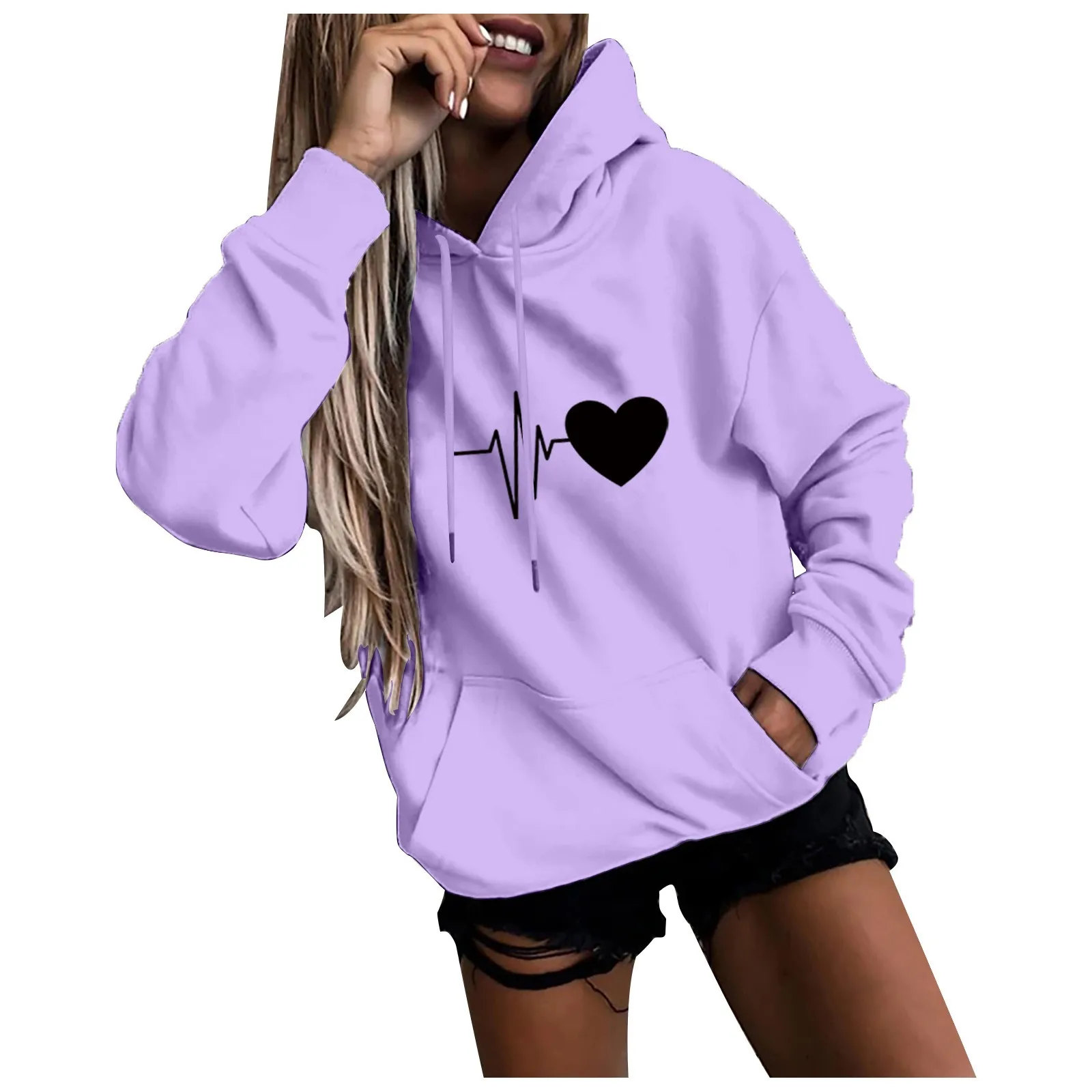 Sudaderas con capucha para mujer, Tops, blusa deportiva de manga | Ropa de mujer · Omeda.es - Imagen 3