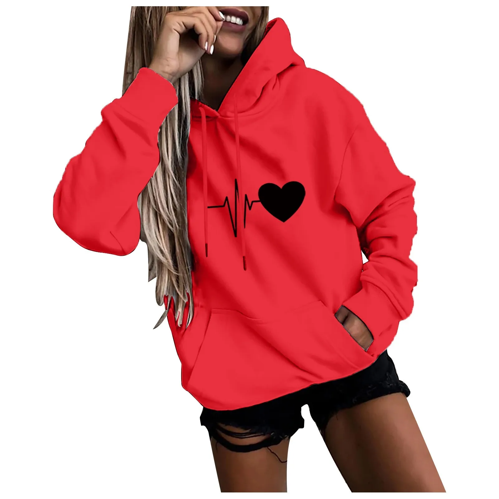 Sudaderas con capucha para mujer, Tops, blusa deportiva de manga | Ropa de mujer · Omeda.es - Imagen 5