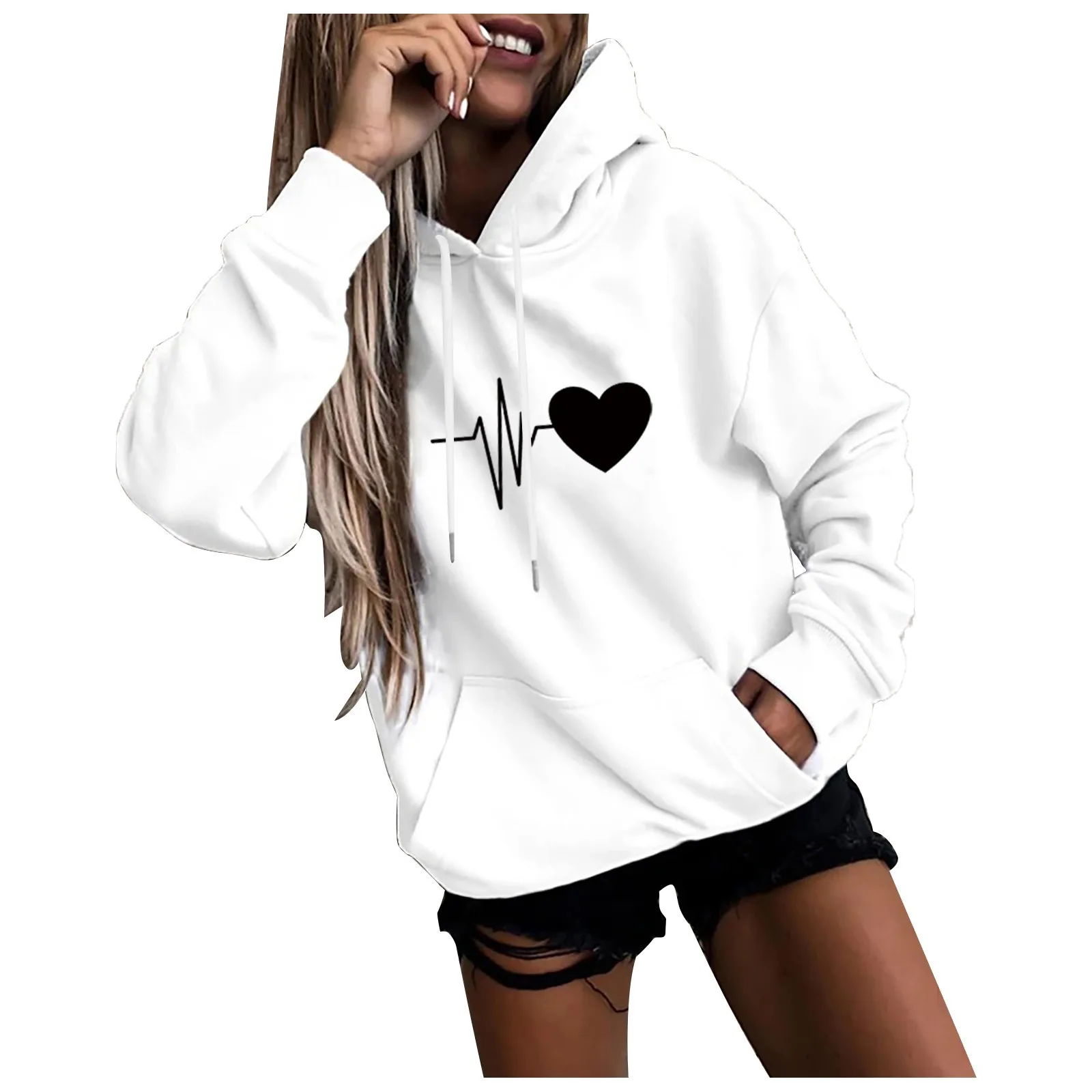 Sudaderas con capucha para mujer, Tops, blusa deportiva de manga | Ropa de mujer · Omeda.es - Imagen 7