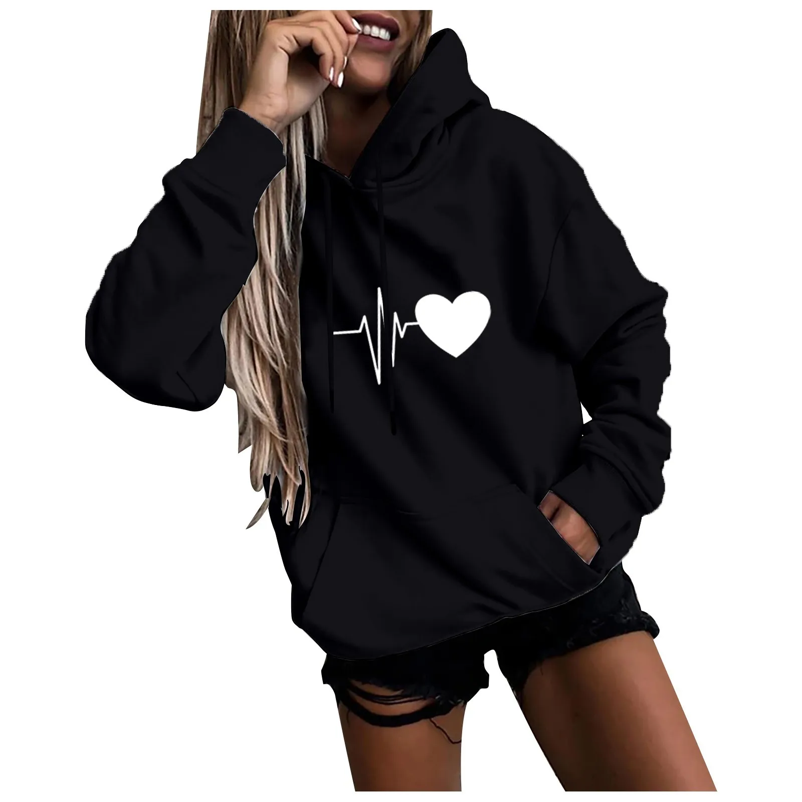 Sudaderas con capucha para mujer, Tops, blusa deportiva de manga | Ropa de mujer · Omeda.es - Imagen 8