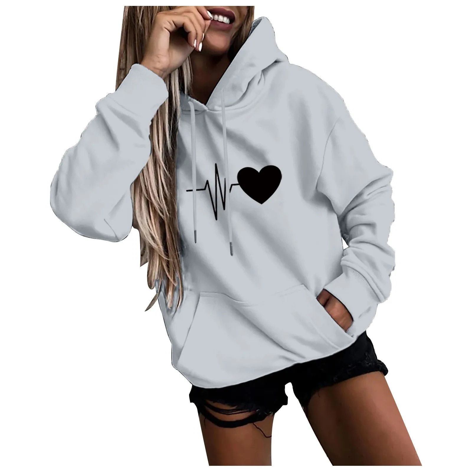 Sudaderas con capucha para mujer, Tops, blusa deportiva de manga | Ropa de mujer · Omeda.es - Imagen 9