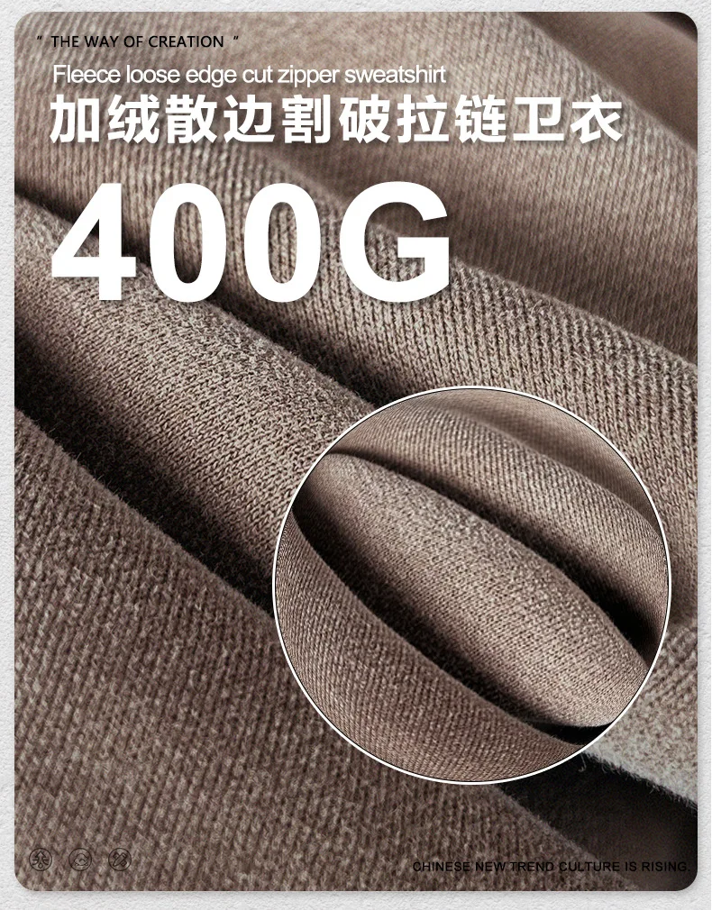 Sudaderas con cremallera para hombre Y2k, cárdigan de gran tamaño | Ropa de hombre · Omeda.es - Imagen 2