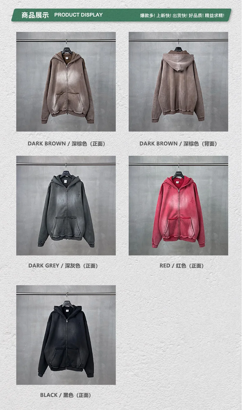 Sudaderas con cremallera para hombre Y2k, cárdigan de gran tamaño | Ropa de hombre · Omeda.es - Imagen 4