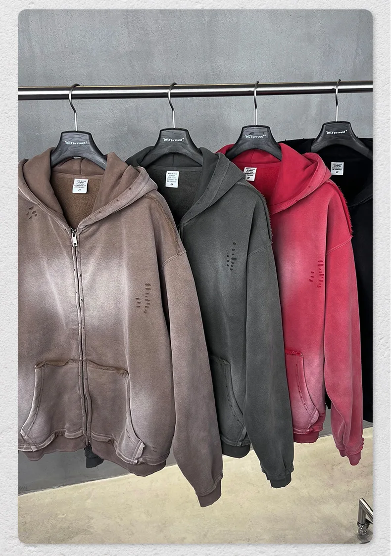 Sudaderas con cremallera para hombre Y2k, cárdigan de gran tamaño | Ropa de hombre · Omeda.es - Imagen 7