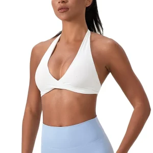 Sujetador deportivo de yoga para mujer, cuello halter con diseño de | Ropa de mujer · Omeda.es