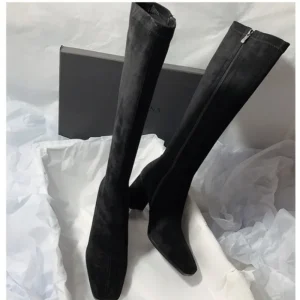 Tacones altos, Botas Largas de gamuza para mujer, zapatos gruesos de | Zapatos y calzado · Omeda.es