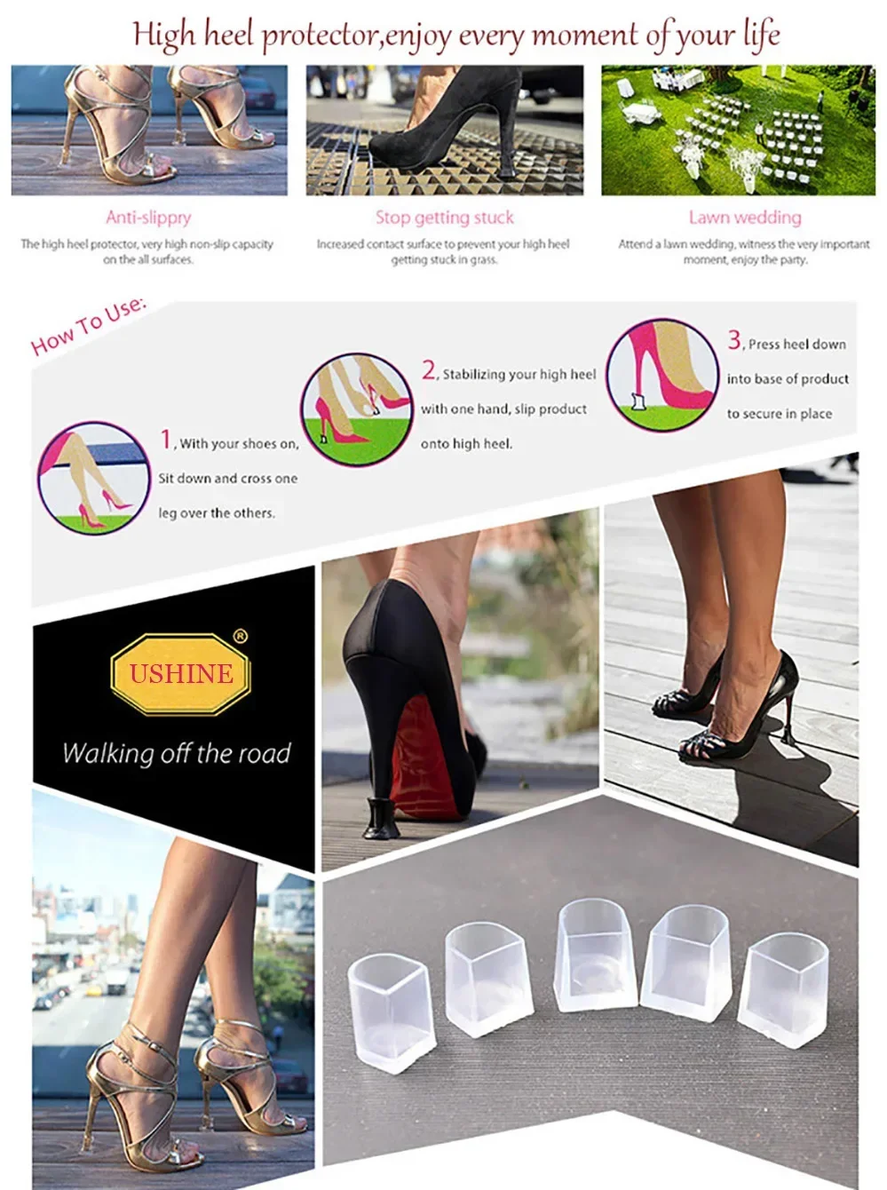 Tacones altos incluyen tacones de baile latino antideslizantes, | Zapatos y calzado · Omeda.es - Imagen 2