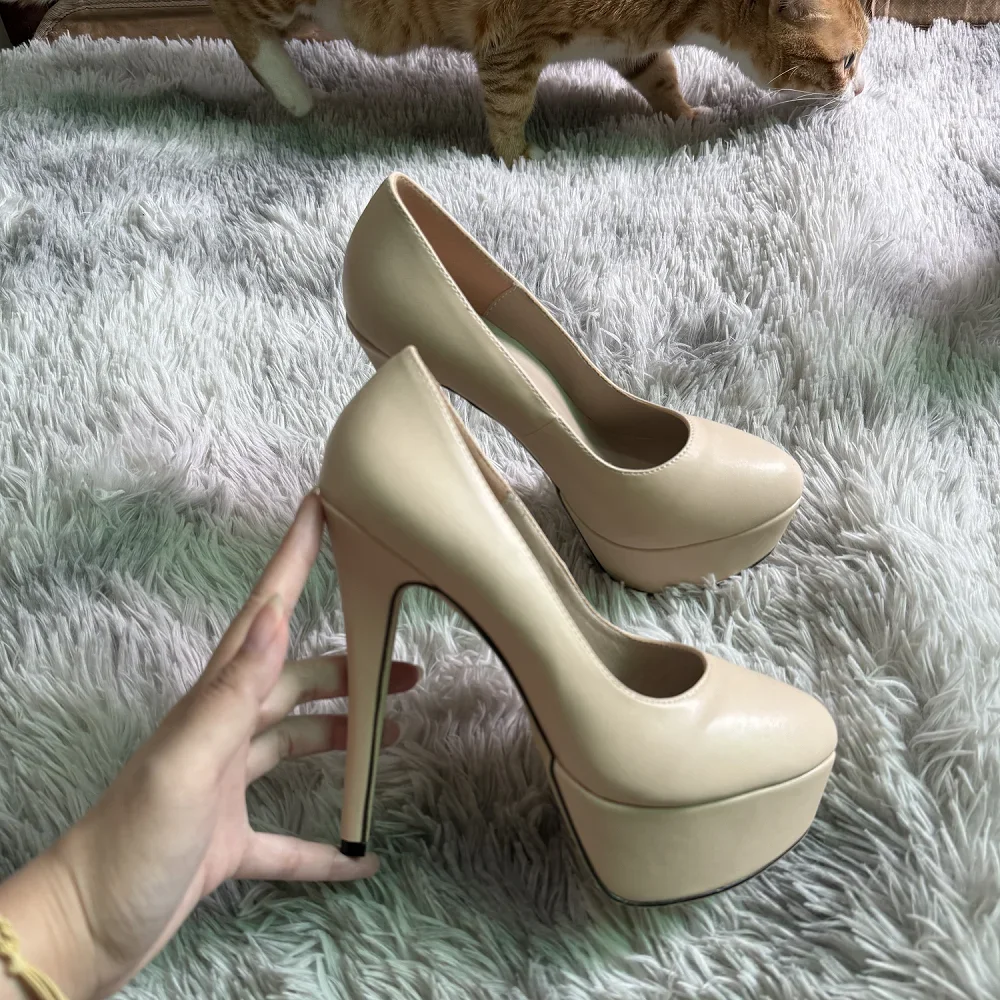 Tacones altos para mujer, 14cm, tacones de aguja extremadamente | Zapatos y calzado · Omeda.es - Imagen 9