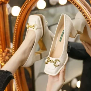 Tacones altos para mujer 2025 verano otoño estilo francés mujer tacón | Zapatos y calzado · Omeda.es