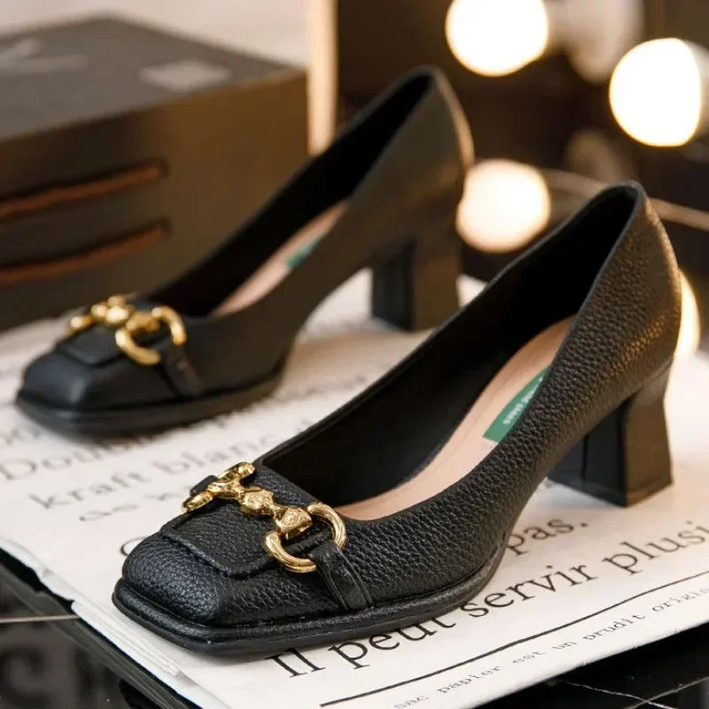 Tacones altos para mujer 2025 verano otoño estilo francés mujer tacón | Zapatos y calzado · Omeda.es - Imagen 13