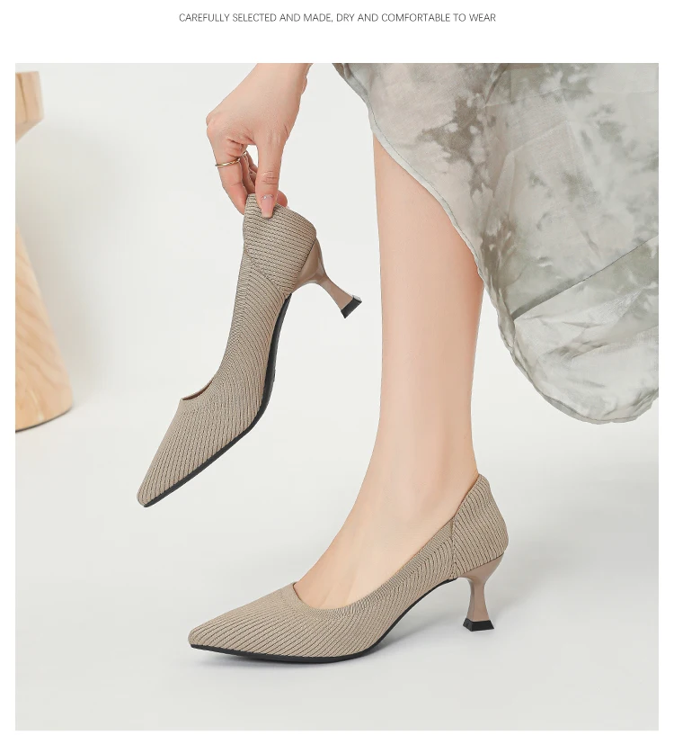 Tacones altos para mujer Patrón de moda Zapatos transpirables cómodos | Zapatos y calzado · Omeda.es - Imagen 15