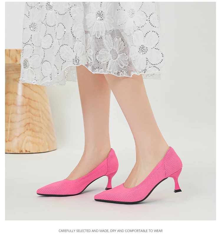 Tacones altos para mujer Patrón de moda Zapatos transpirables cómodos | Zapatos y calzado · Omeda.es - Imagen 23