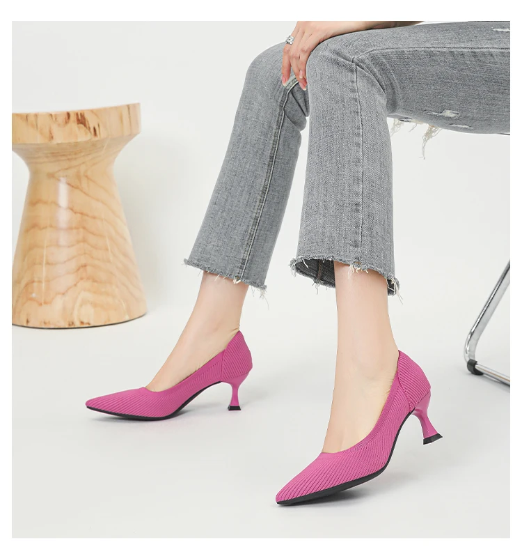 Tacones altos para mujer Patrón de moda Zapatos transpirables cómodos | Zapatos y calzado · Omeda.es - Imagen 27