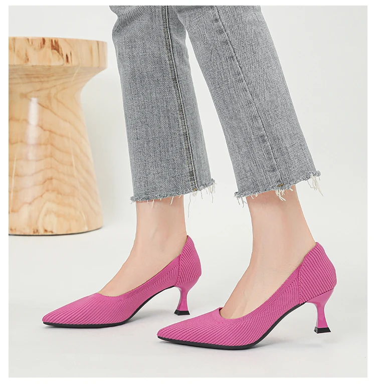 Tacones altos para mujer Patrón de moda Zapatos transpirables cómodos | Zapatos y calzado · Omeda.es - Imagen 28