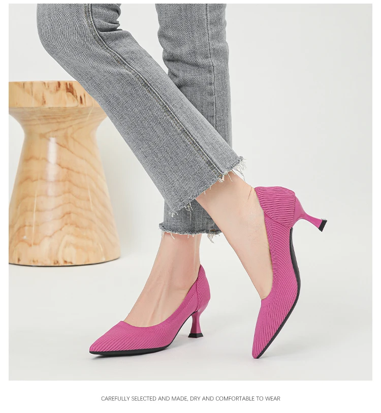 Tacones altos para mujer Patrón de moda Zapatos transpirables cómodos | Zapatos y calzado · Omeda.es - Imagen 29