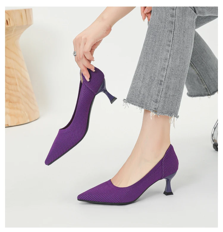 Tacones altos para mujer Patrón de moda Zapatos transpirables cómodos | Zapatos y calzado · Omeda.es - Imagen 30