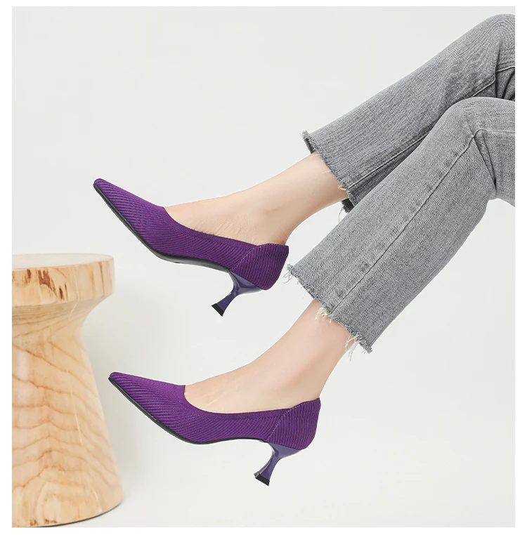 Tacones altos para mujer Patrón de moda Zapatos transpirables cómodos | Zapatos y calzado · Omeda.es - Imagen 31