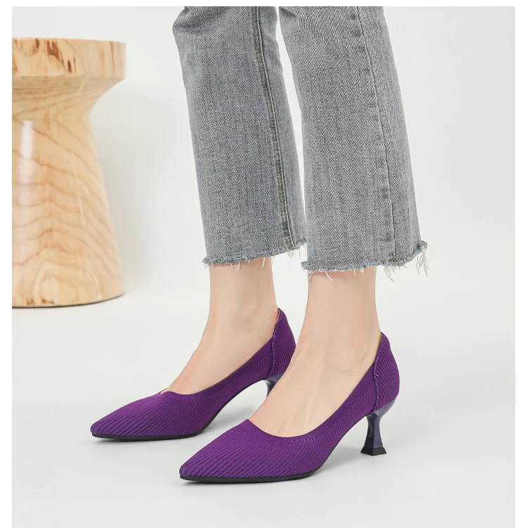 Tacones altos para mujer Patrón de moda Zapatos transpirables cómodos | Zapatos y calzado · Omeda.es - Imagen 32