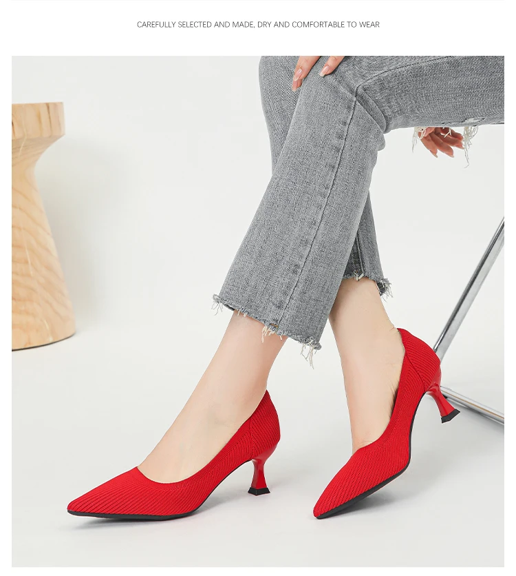 Tacones altos para mujer Patrón de moda Zapatos transpirables cómodos | Zapatos y calzado · Omeda.es - Imagen 33