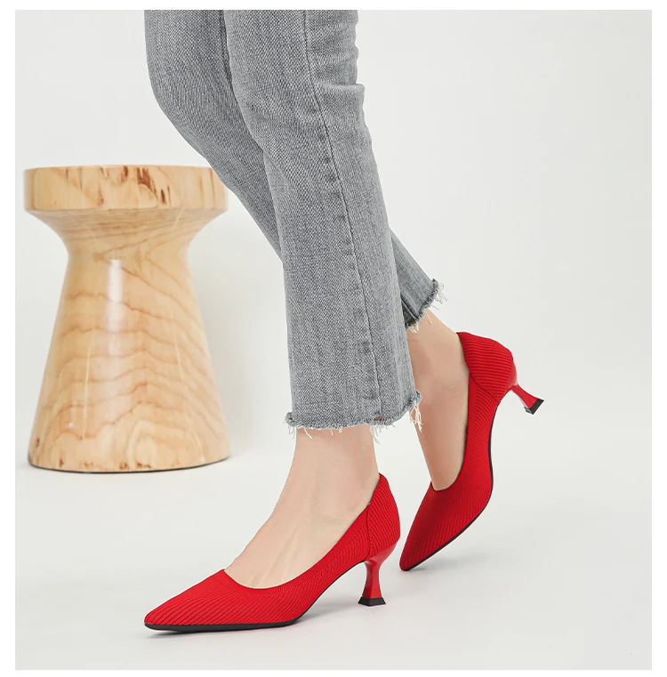 Tacones altos para mujer Patrón de moda Zapatos transpirables cómodos | Zapatos y calzado · Omeda.es - Imagen 34