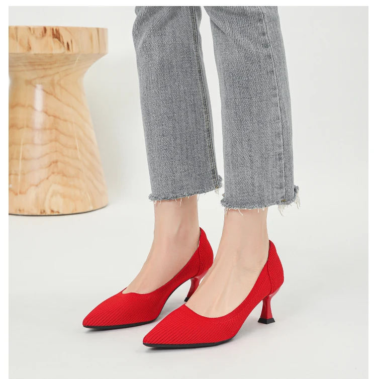 Tacones altos para mujer Patrón de moda Zapatos transpirables cómodos | Zapatos y calzado · Omeda.es - Imagen 35