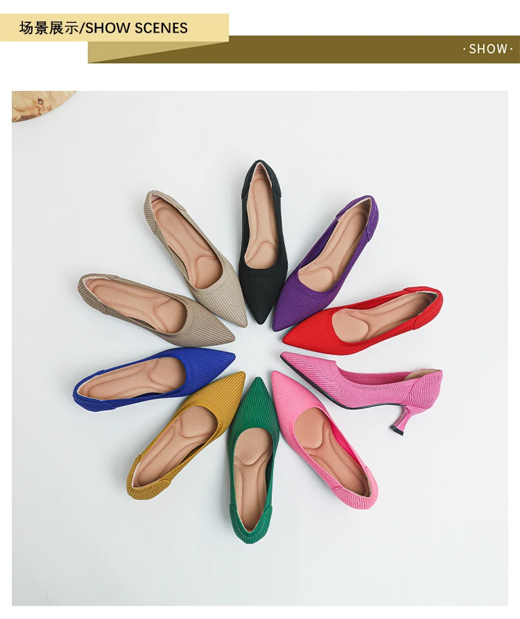 Tacones altos para mujer Patrón de moda Zapatos transpirables cómodos | Zapatos y calzado · Omeda.es - Imagen 36