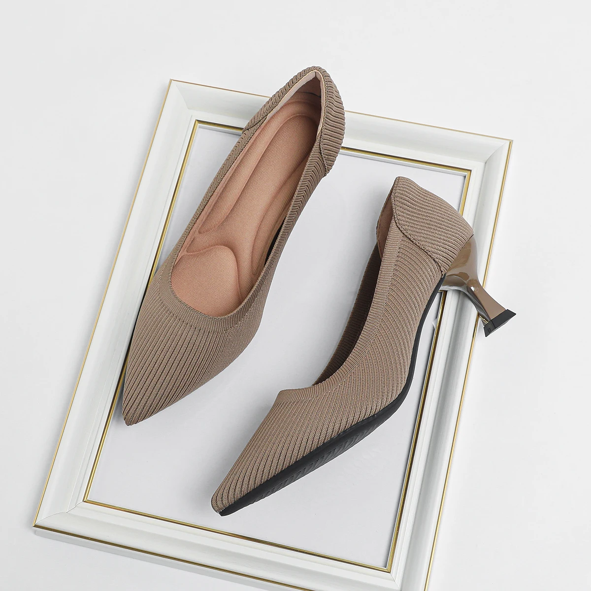 Tacones altos para mujer Patrón de moda Zapatos transpirables cómodos | Zapatos y calzado · Omeda.es - Imagen 37