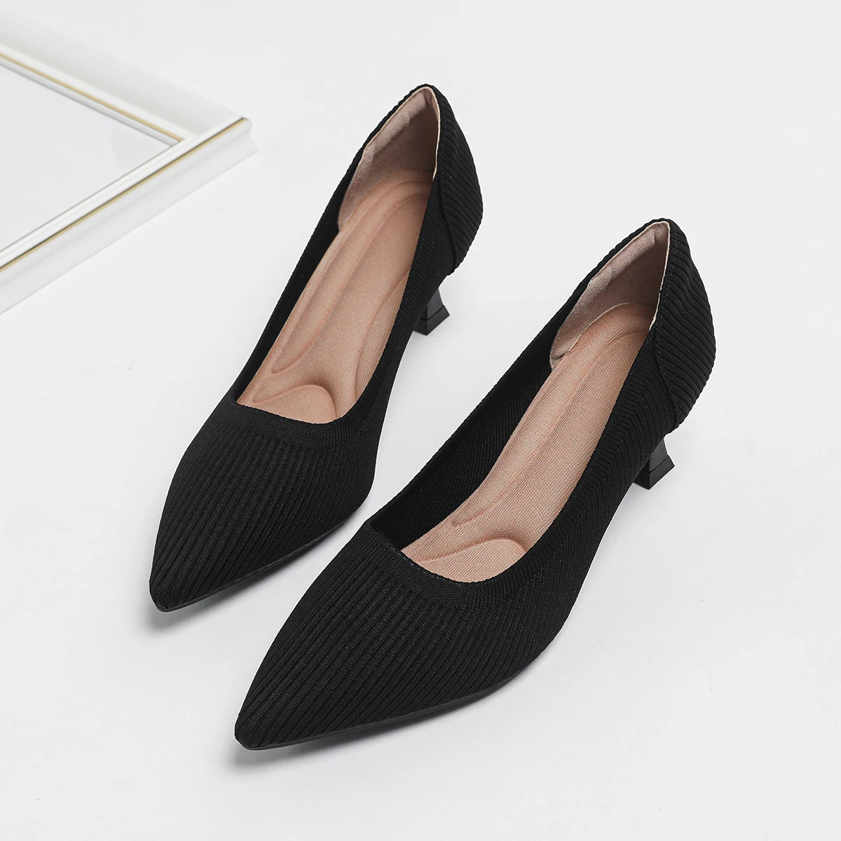 Tacones altos para mujer Patrón de moda Zapatos transpirables cómodos | Zapatos y calzado · Omeda.es - Imagen 39