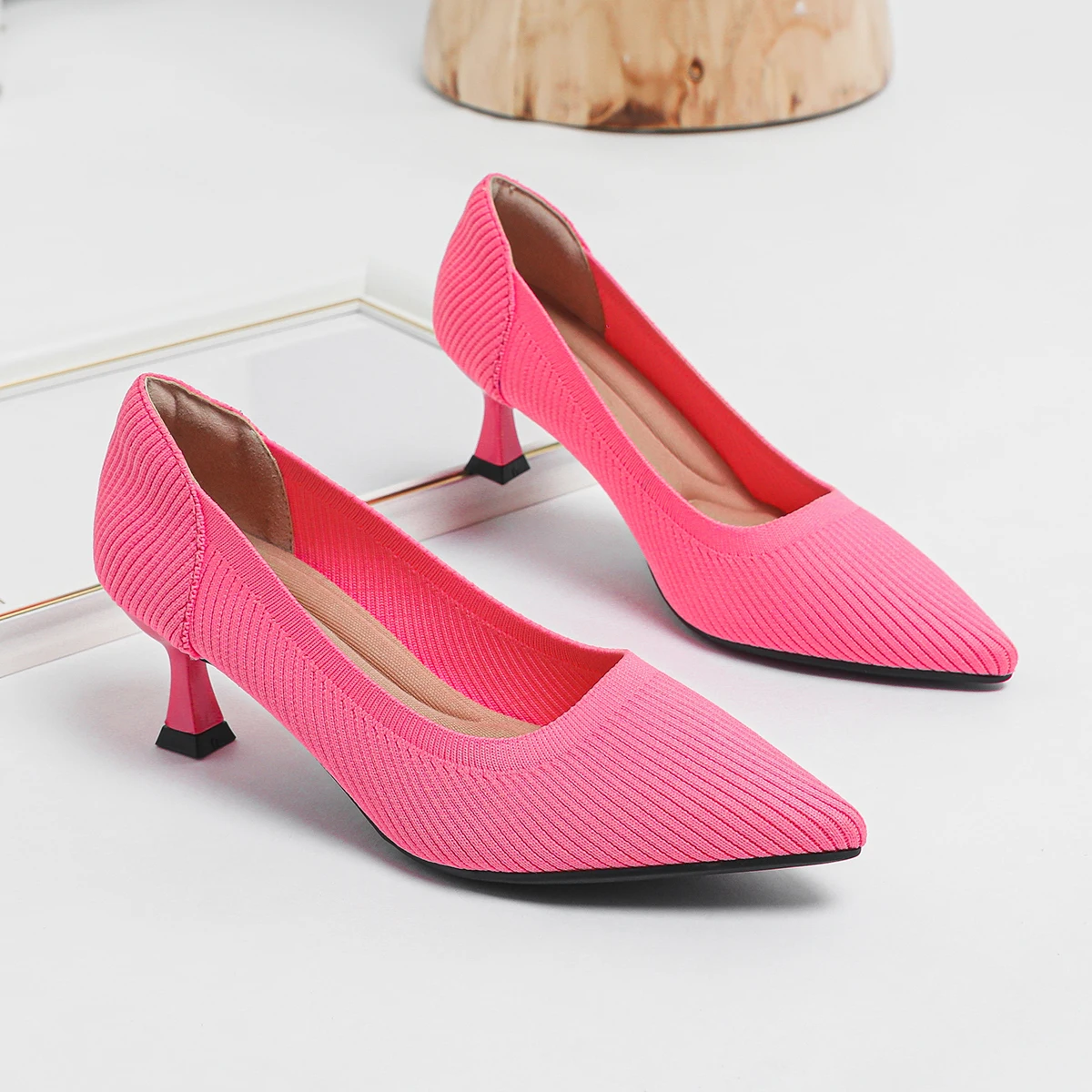 Tacones altos para mujer Patrón de moda Zapatos transpirables cómodos | Zapatos y calzado · Omeda.es - Imagen 42