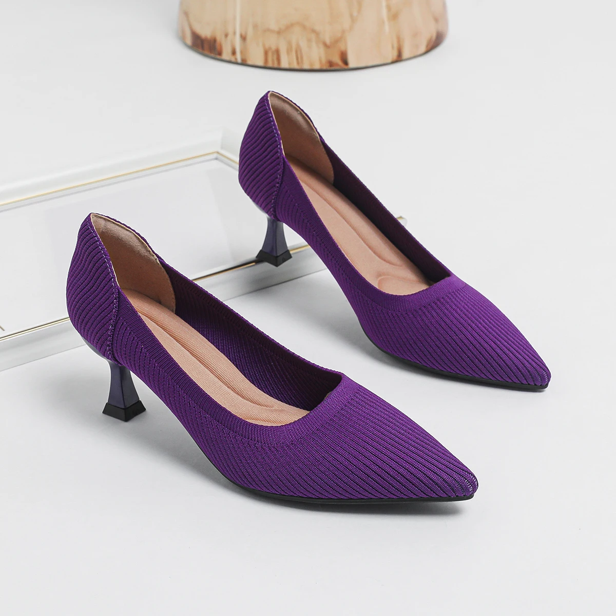 Tacones altos para mujer Patrón de moda Zapatos transpirables cómodos | Zapatos y calzado · Omeda.es - Imagen 43