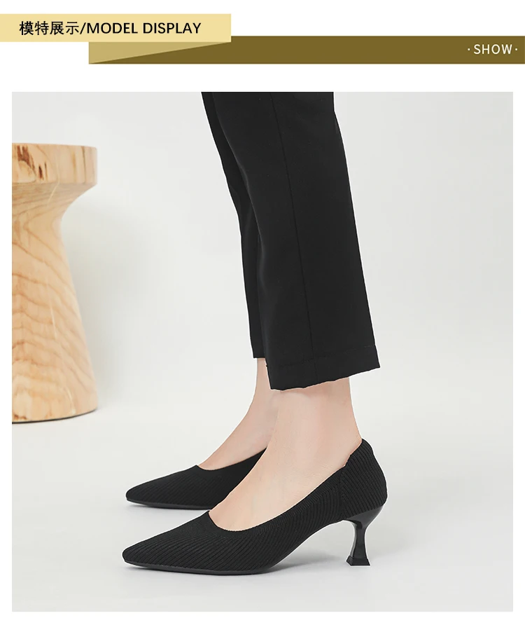 Tacones altos para mujer Patrón de moda Zapatos transpirables cómodos | Zapatos y calzado · Omeda.es - Imagen 6